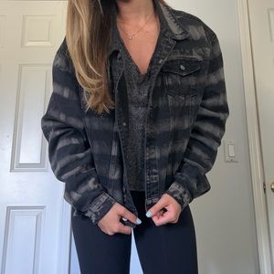 Striped jean jacket!